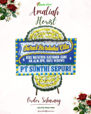 Papan Bunga Duka di Sadananya